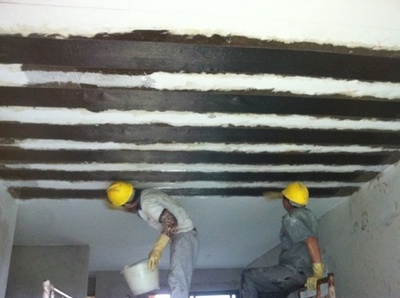 坦洲心岸春天花園樓板加固工程